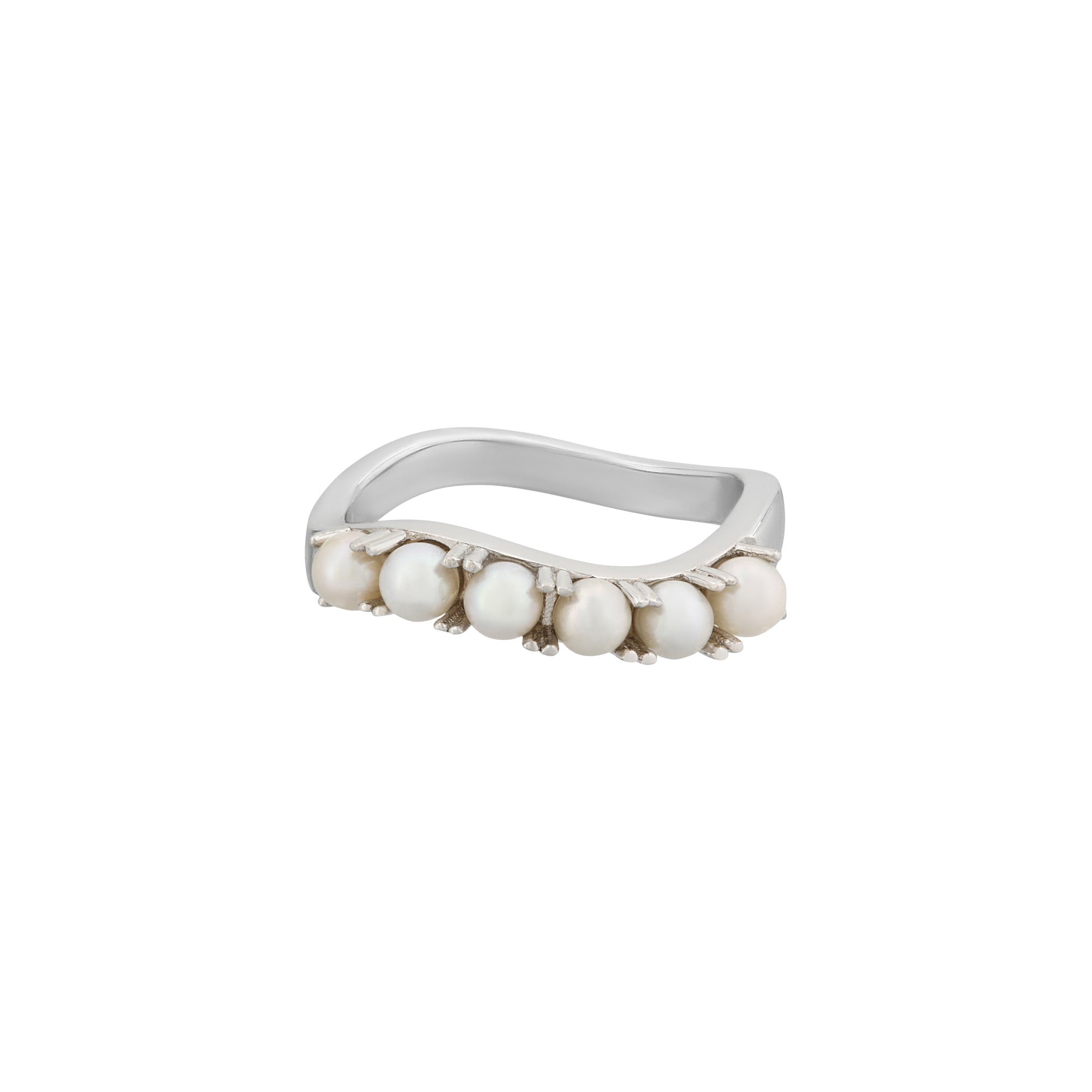 Voyage_II Pearl Ring - Silver