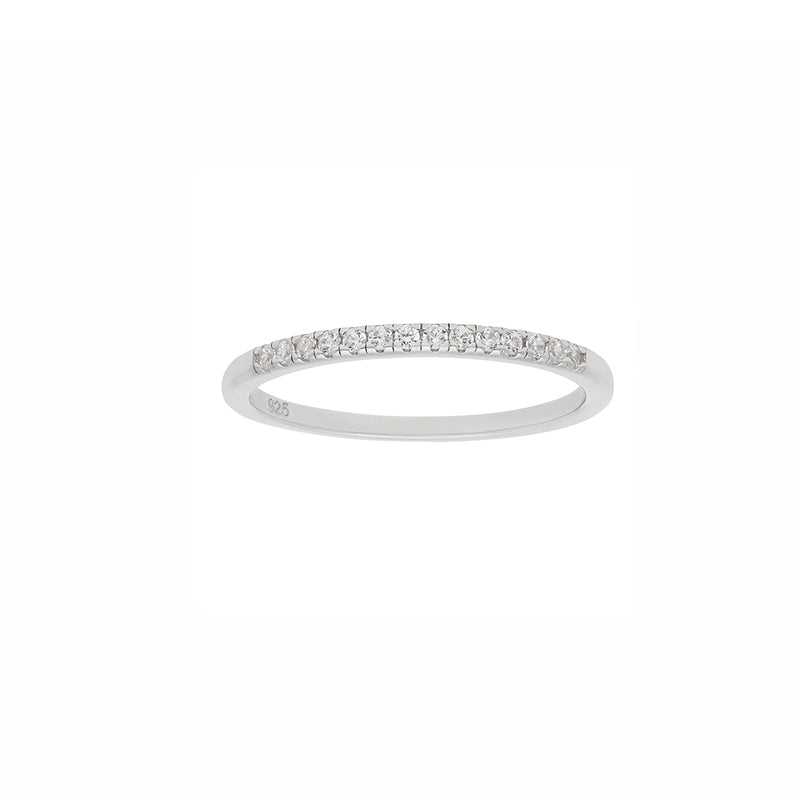 Basic Topaz Ring - Silver