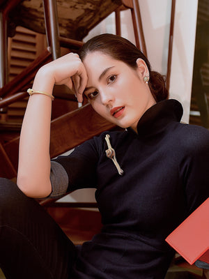 Knot Brooch - Gold - Oversized