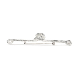 Knot Brooch - Silver - Regular