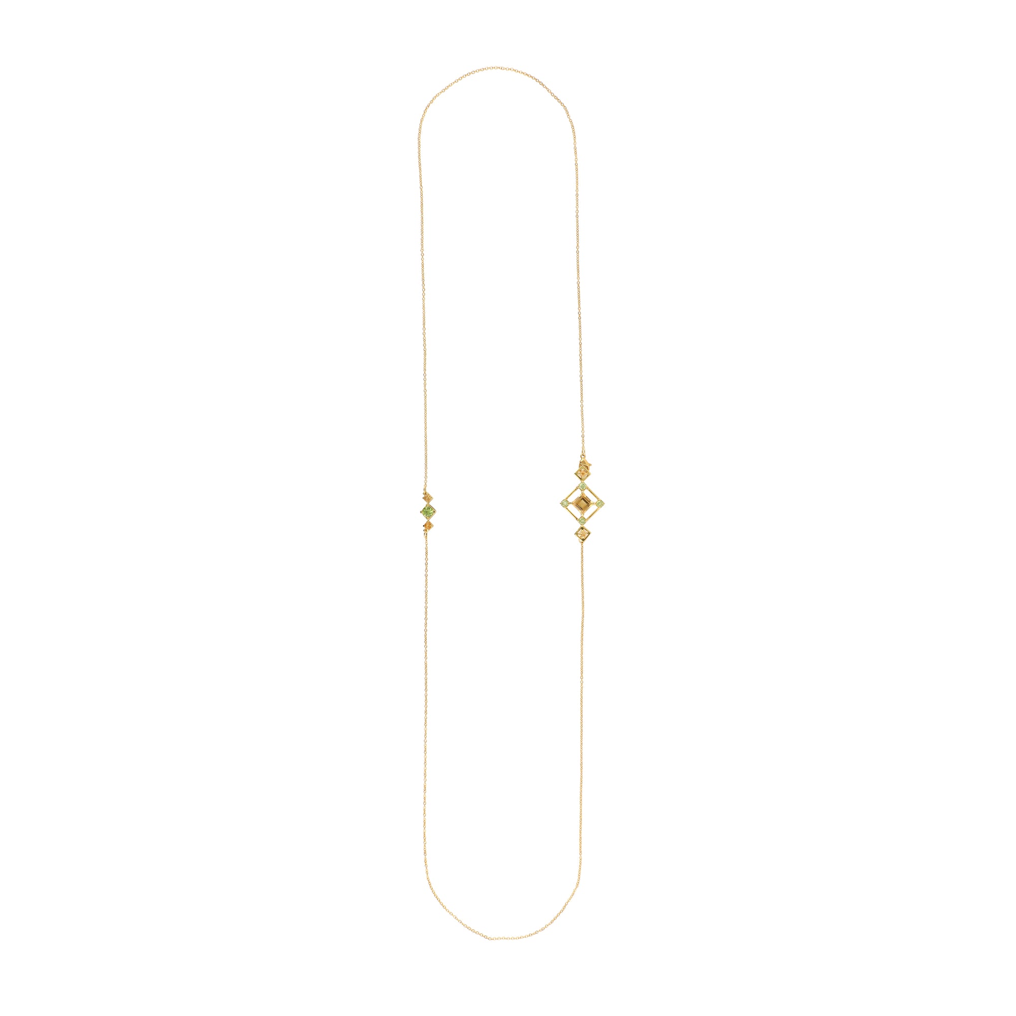 Reconceptions Long Necklace - Gold - Yellow