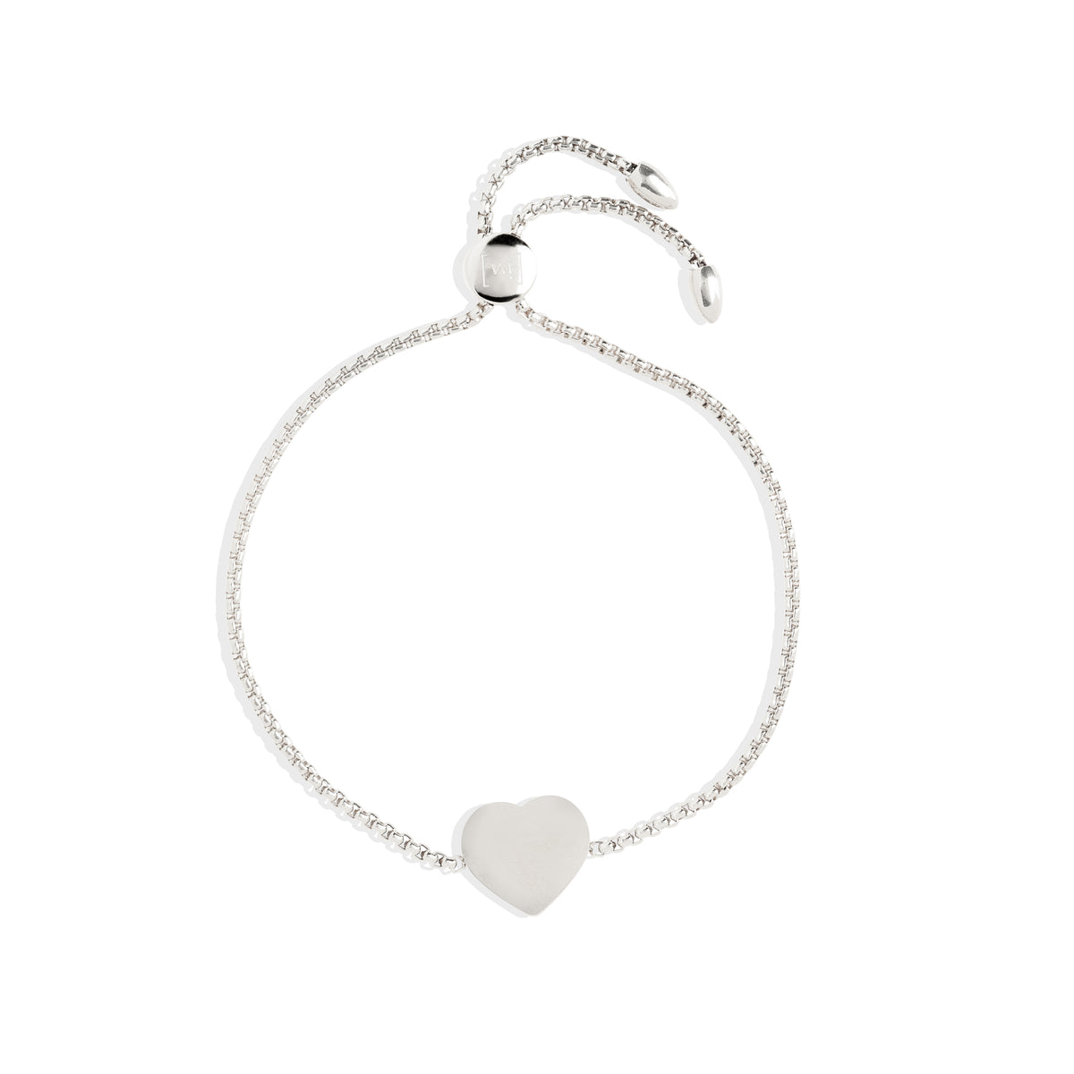 Heart Bracelet - Rhodium