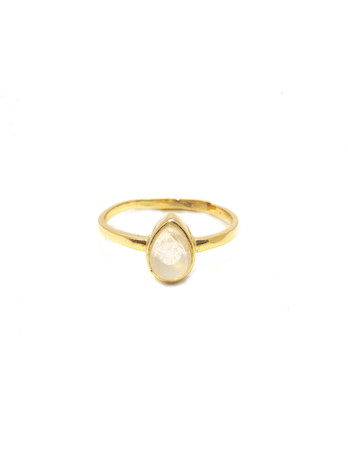 Dew Drop Ring - Gold - Moonstone
