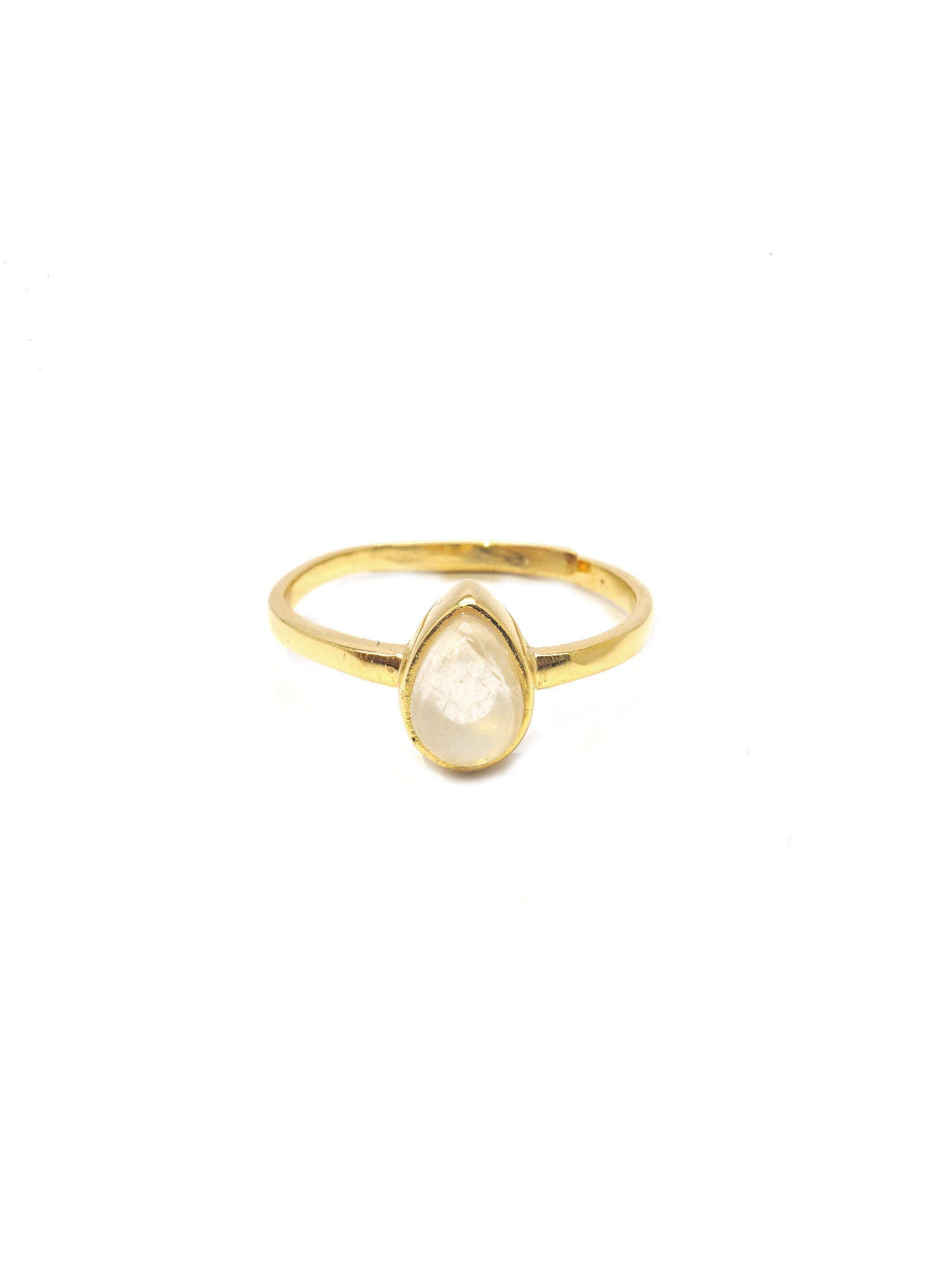 Dew Drop Ring - Gold - Moonstone