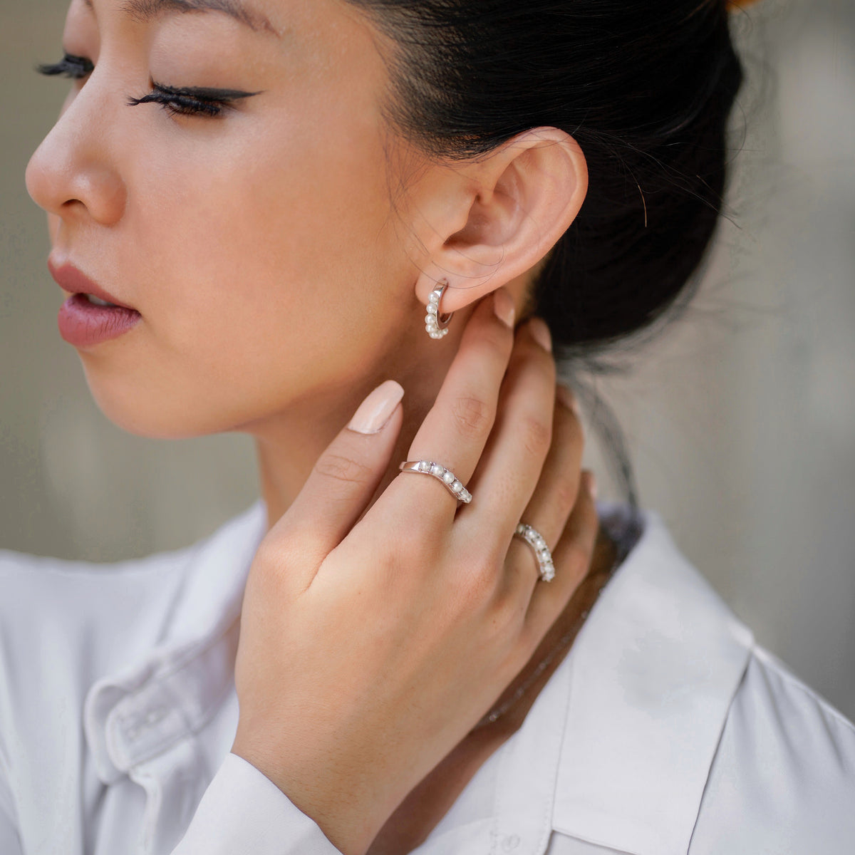 Voyage_II Pearl Ring - Silver