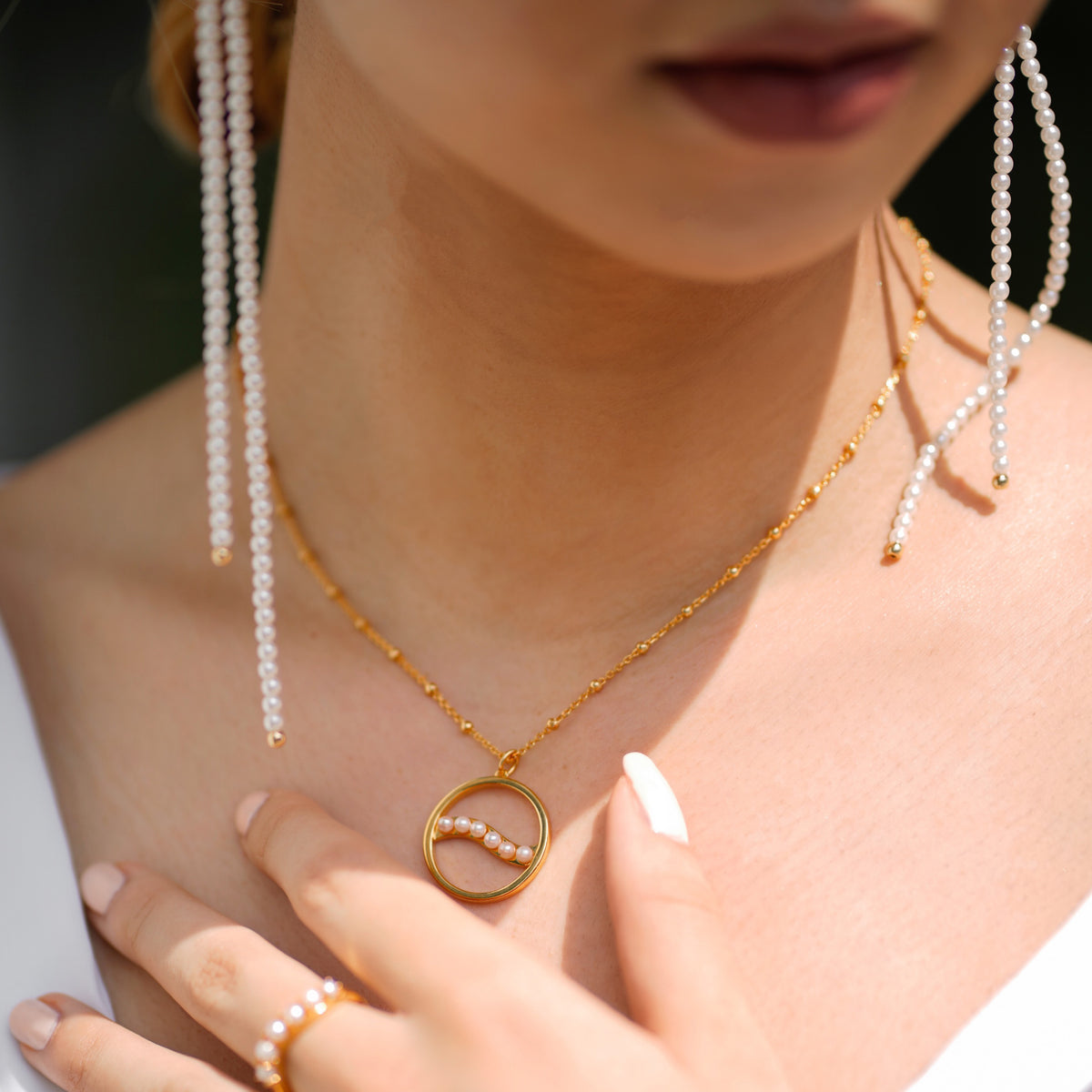 Voyage_II Pearl Drop Earrings