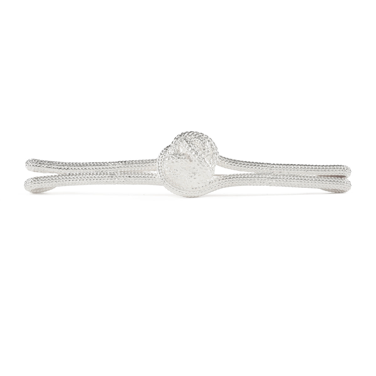 Knot Brooch - Silver - Oversized