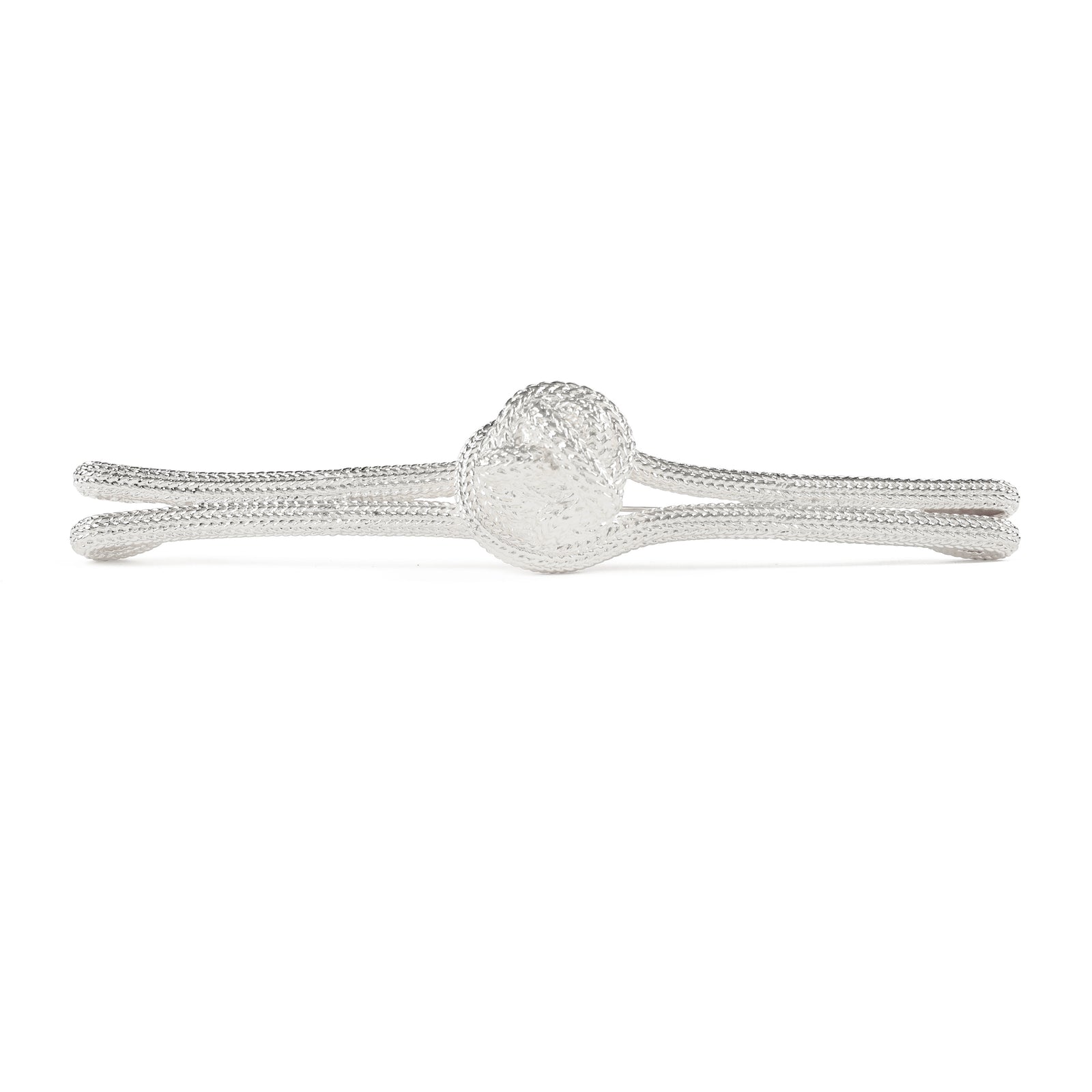 Knot Brooch - Silver - Oversized