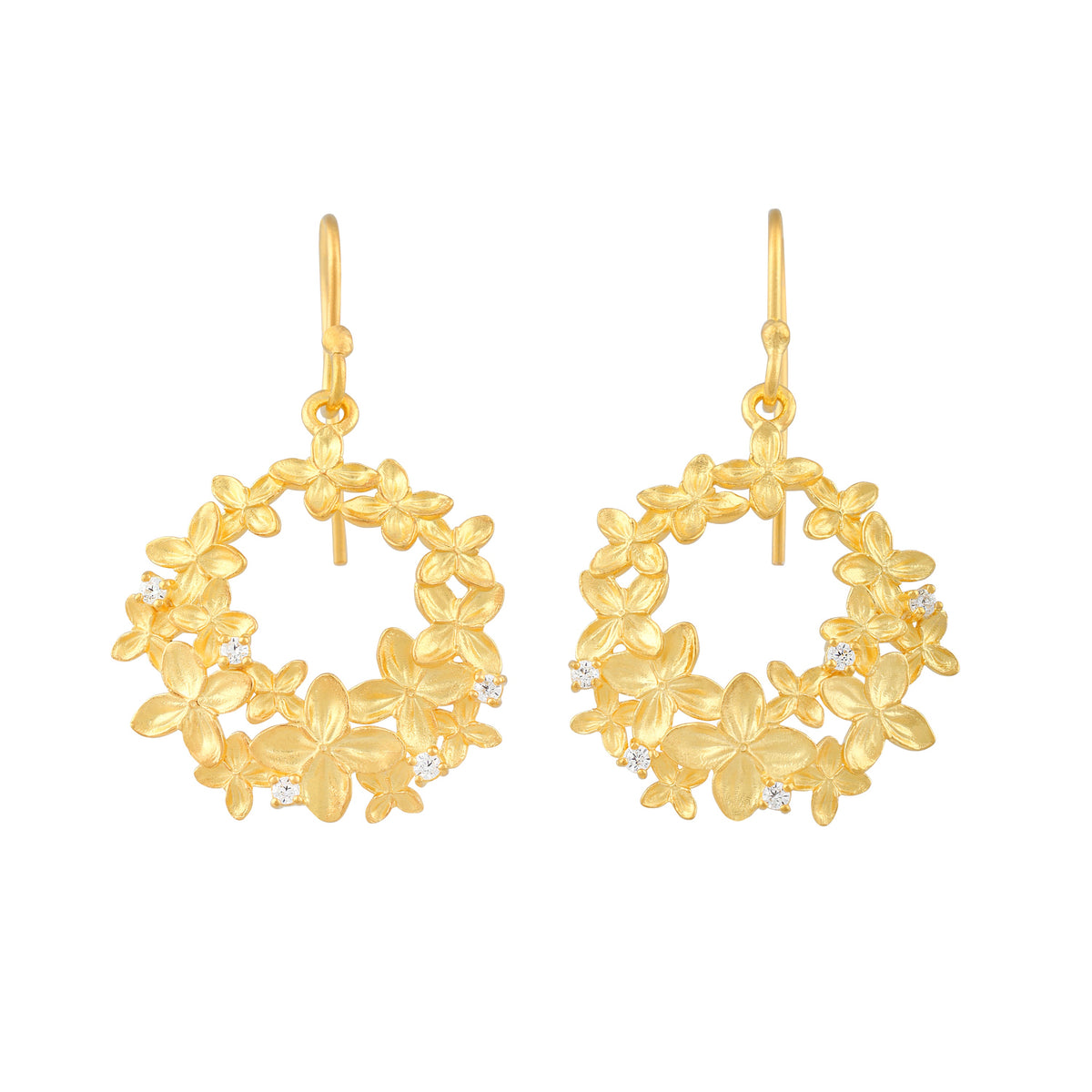 Ixora Round Earrings