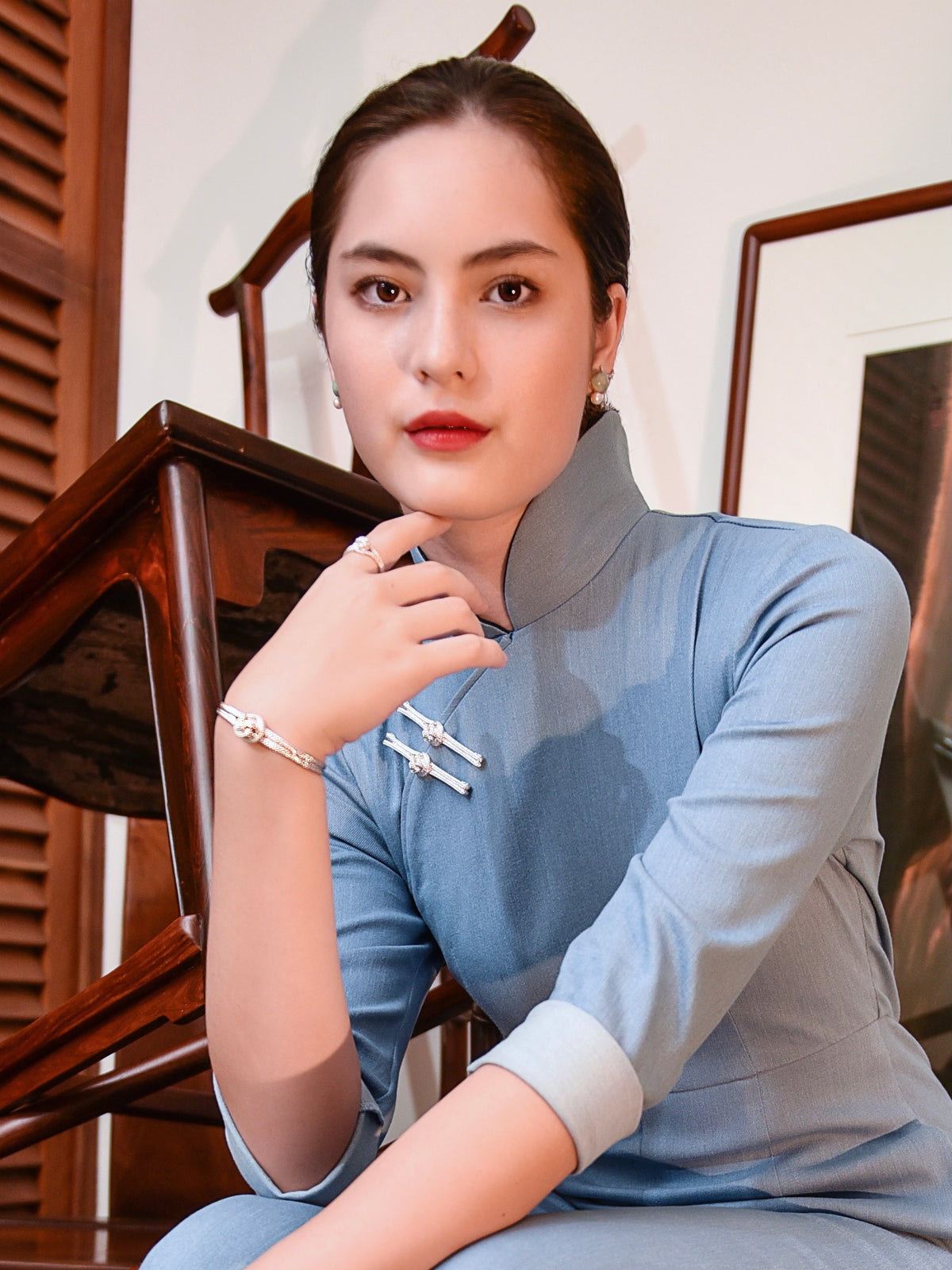 Knot Brooch - Silver - Regular