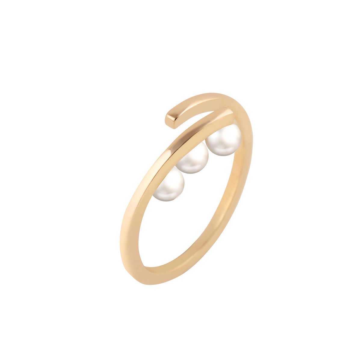 Voyage Pearl Tri Ring