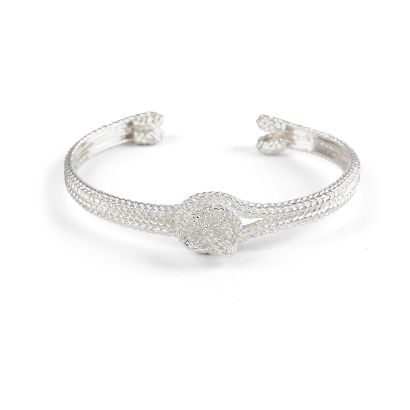 Knot Bangle - Silver