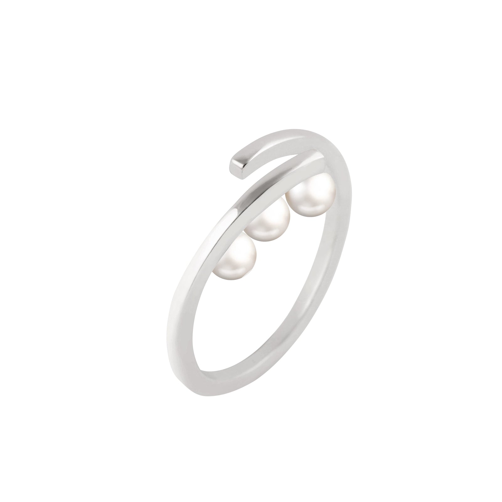 Voyage Pearl Tri Ring