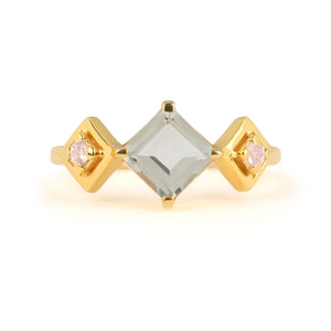 Reconceptions Stackable Ring - Gold - Green