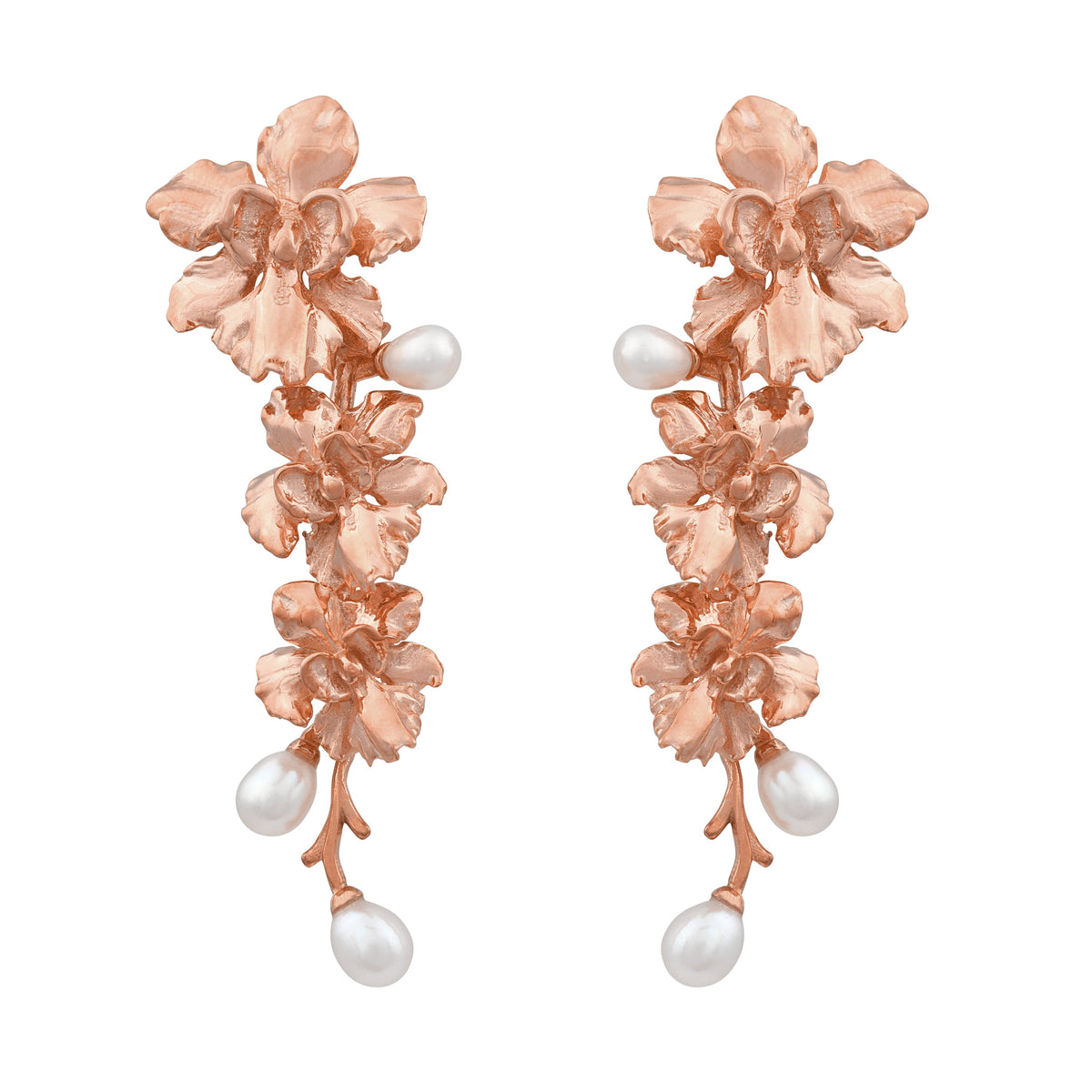Orchid Trio Earrings