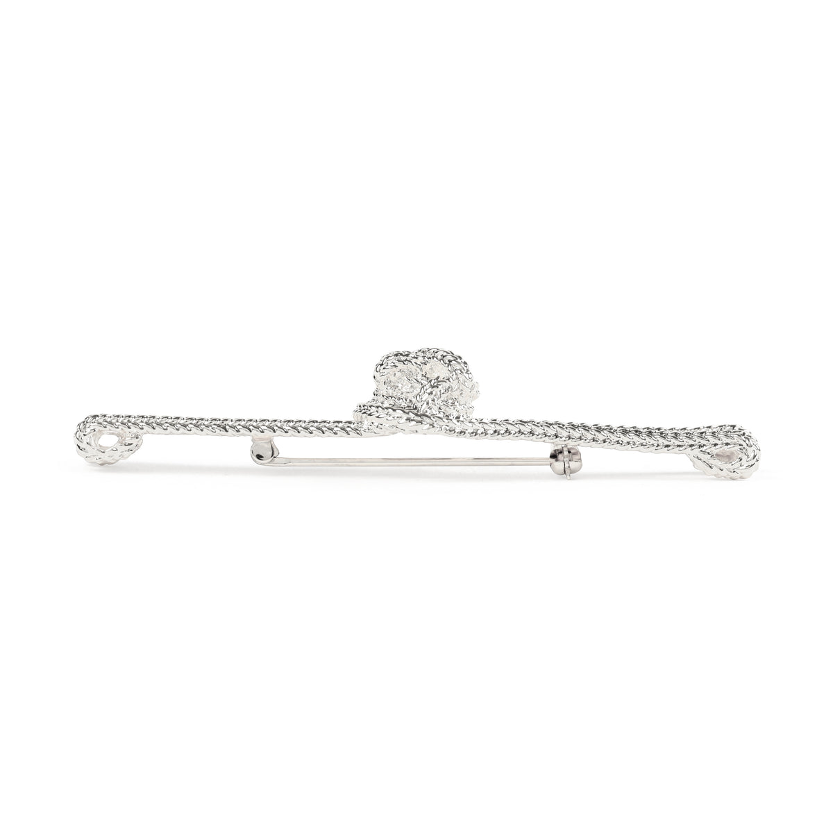 Knot Brooch - Silver - Regular