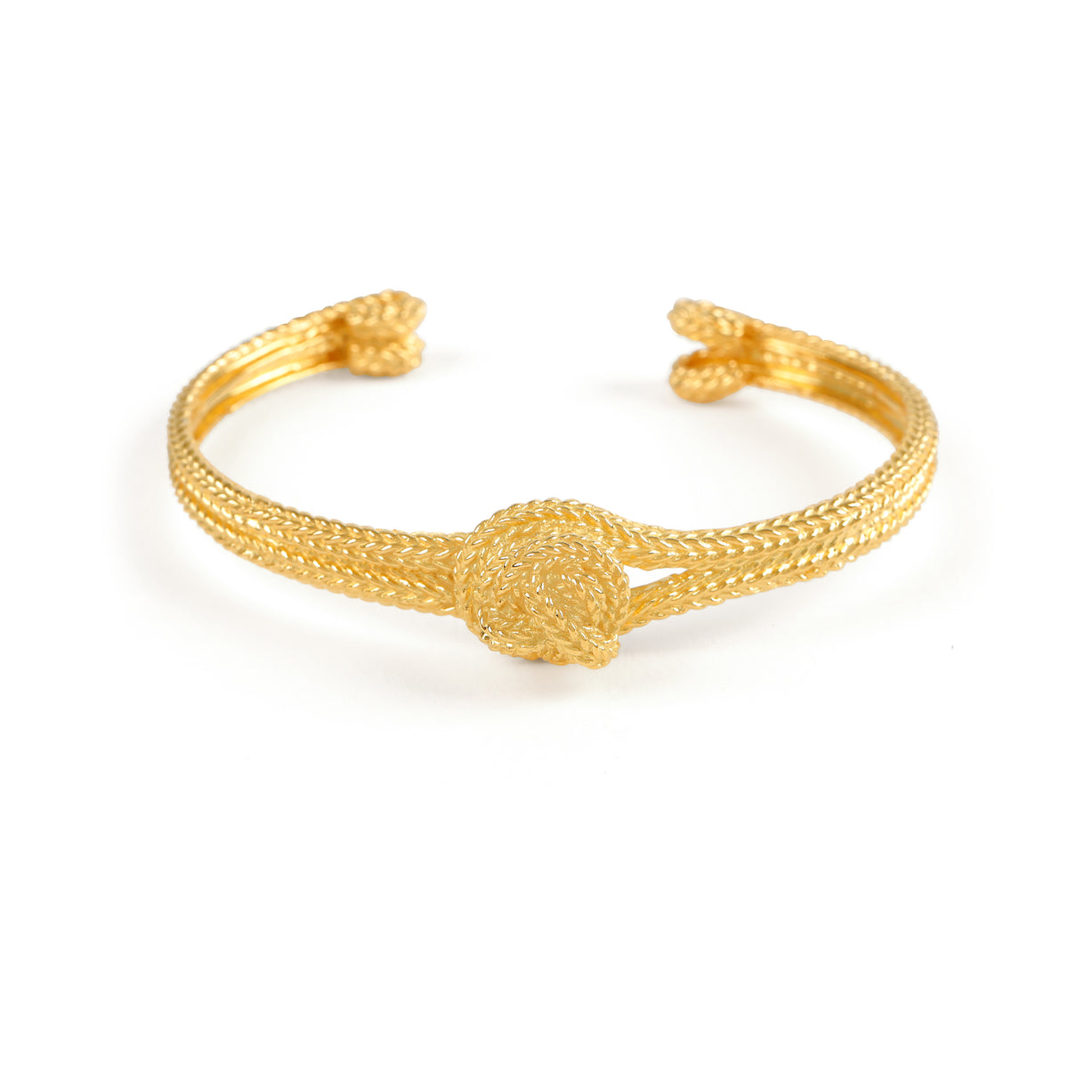 Knot Bangle - Gold
