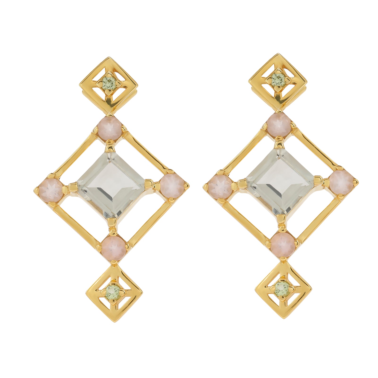 Reconceptions Two-Way Studs - Gold - Green