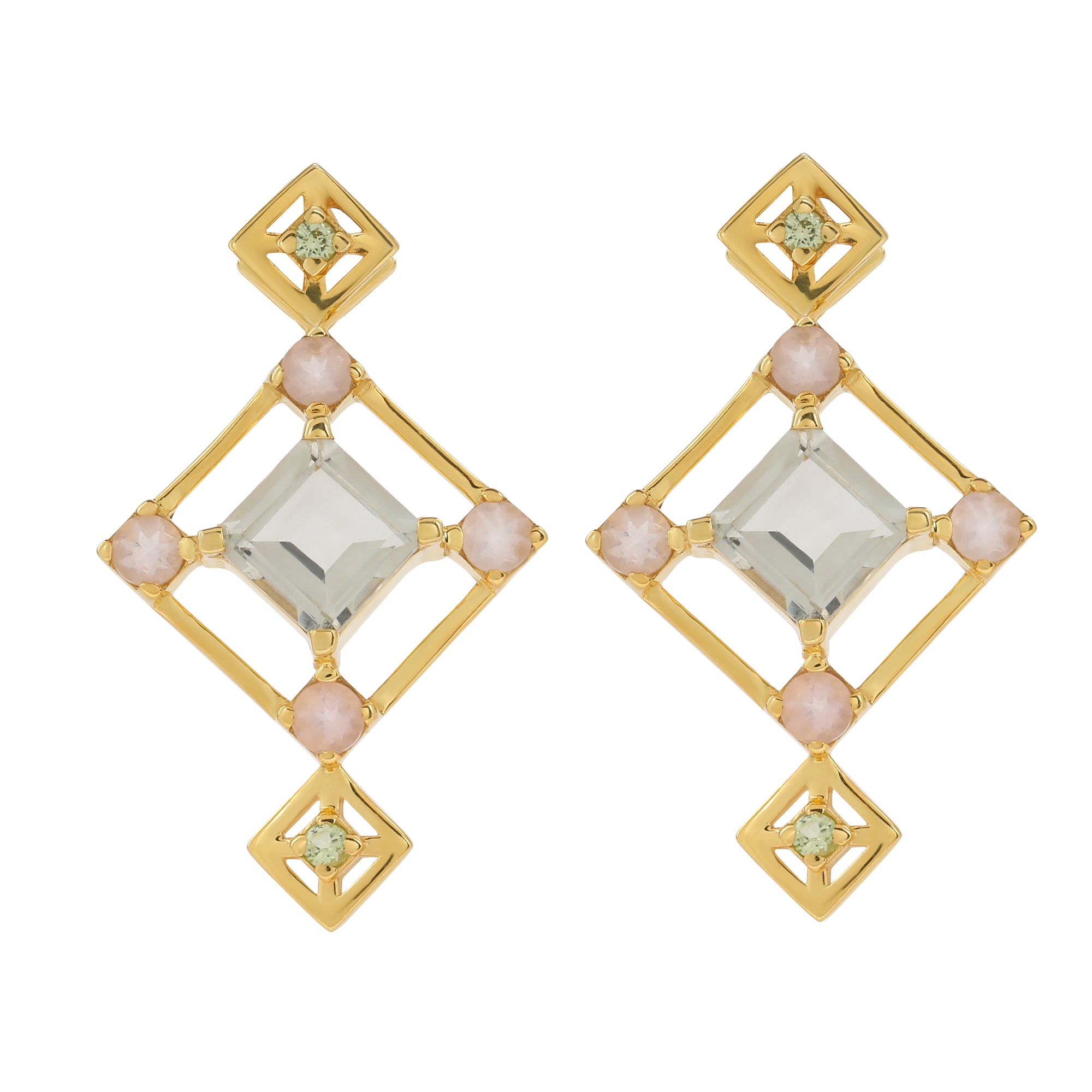 Reconceptions Two-Way Studs - Gold - Green