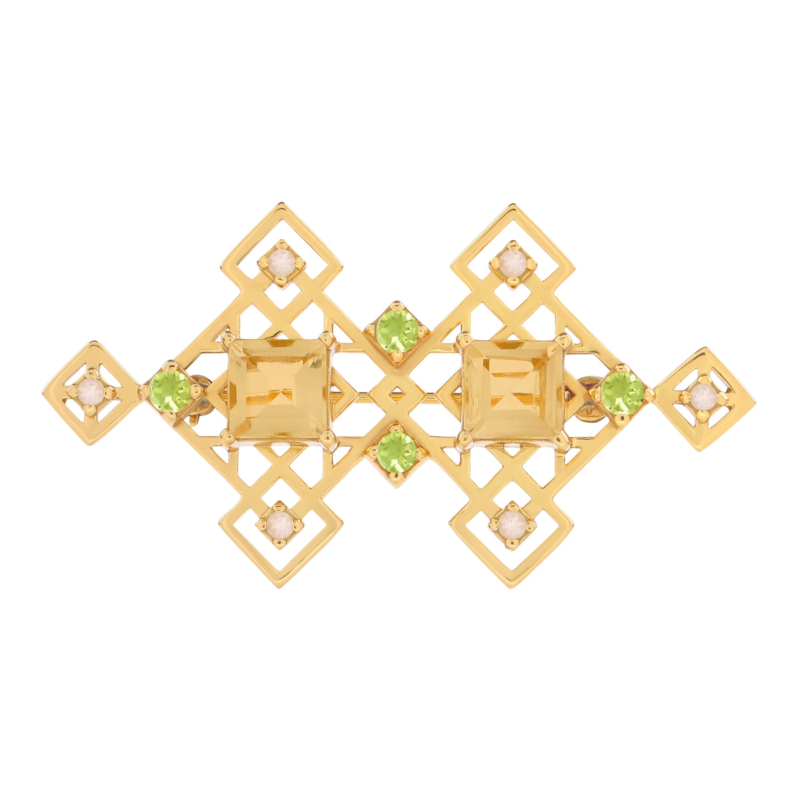 Reconceptions Brooch - Gold - Yellow
