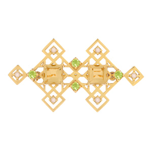 Reconceptions Brooch - Gold - Yellow
