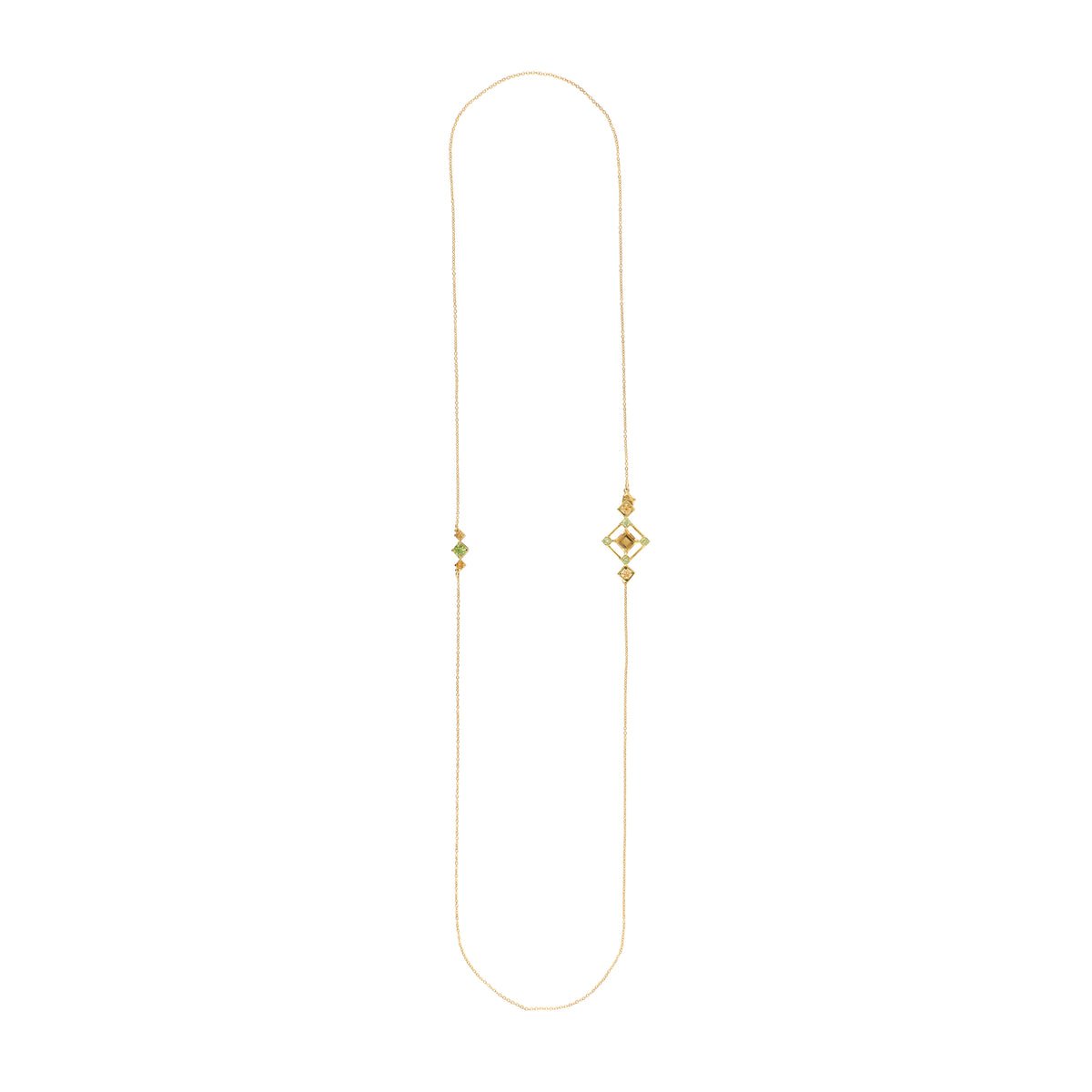Reconceptions Long Necklace - Gold - Yellow