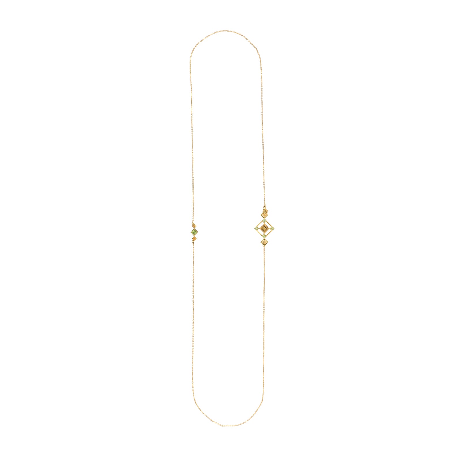 Reconceptions Long Necklace - Gold - Yellow