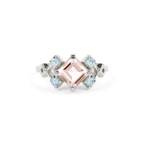 Reconceptions Ring - Rhodium - Pink